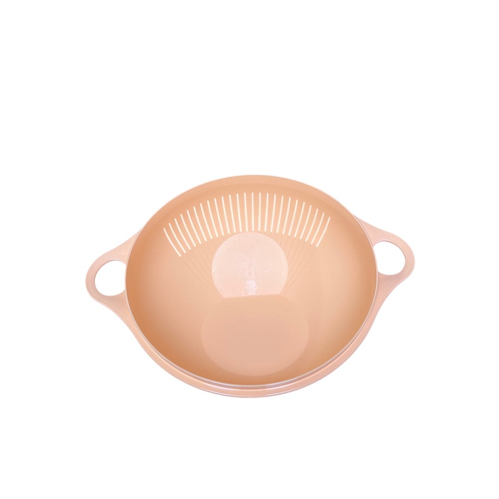 Tupperware Colander‎ Strainer Peach 3.75 Liter Kitchen Prep Tool